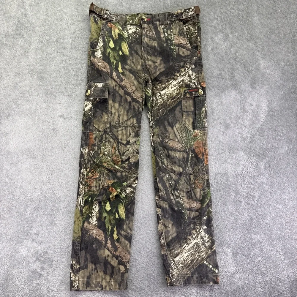 Mossy Oak Boy's Camo Kids Hunting Pants Youth Mill Hunt Size Large 990000Y